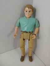 Fisher Price Loving Family Dollhouse Dad figure 1998 green shirt tan bro... - £6.98 GBP