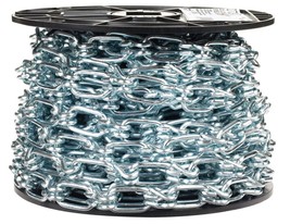 Lock Link Single Loop Chain 50&#39; FT  L Zinc-Plated - Campbell ® 0722427 - $64.35