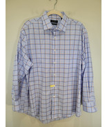 Lauren Ralph Lauren 17.5 32/33 XL Button Down Shirt Black Label Plaid Re... - €23,69 EUR