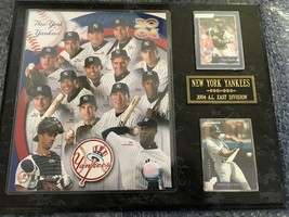 NY Yankees 2004 AL East Division Champs Plaque (Please See Photos/Details) - £18.32 GBP