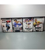 Lot of 4 PS2 sports games NHL2k7,TWG07,Rugby04,BBtriple02. Tested Ready ... - £5.61 GBP