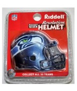 Seattle Seahawks Riddell Pocket Size Revolution Helmet Blue 2x2.25 In - $10.19 CAD