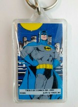 Batman Keychain 1982 Original Licensed Official DC Comics Superhero 2 Sides - £7.84 GBP