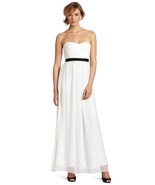 BCBG MaxAzria &#39;Amber&#39; Cascade Strapless Silk Gown Dress, White $298, 10 ... - $169.24 CAD