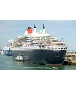 rw0086 - Cunard Liner - Queen Mary 2 in Southampton - photograph 6x4 - $3.82 CAD