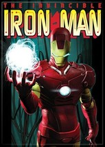 Marvel Comics Invincible Iron Man Holding Ball of Light Refrigerator Magnet NEW - £3.16 GBP