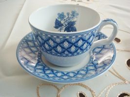 Compatible with Spode Compatible with England Blue Room Collection Cup &amp; Saucer  - £36.77 GBP+