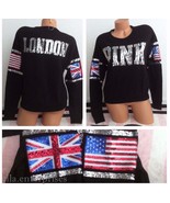 Victoria&#39;s Secret Pink London Bling Fashion Show 2014 Limited Ed Crew Sw... - £149.37 GBP