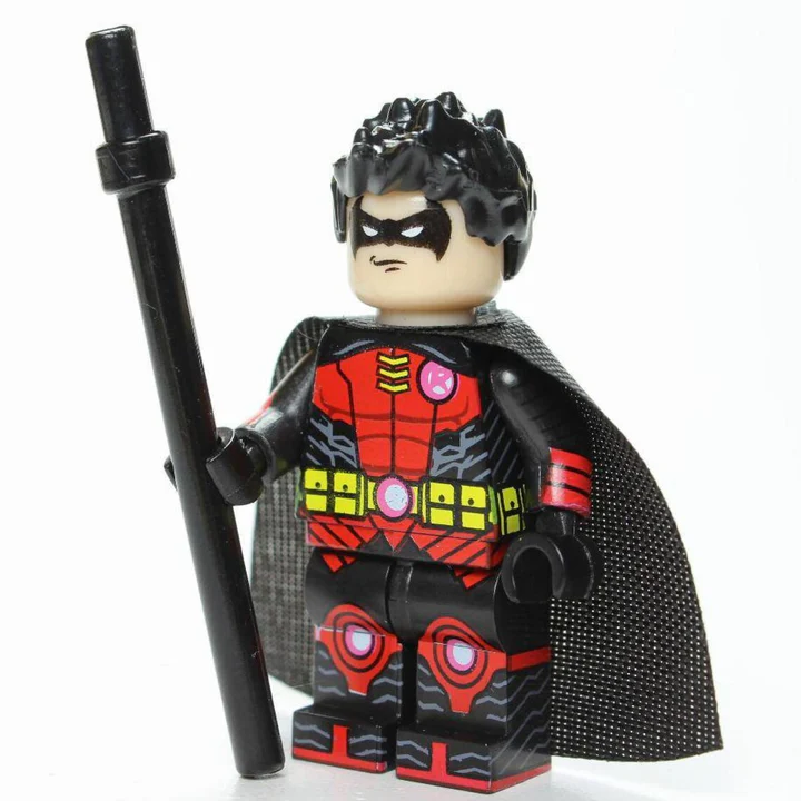 Red Robin Custom DC Comics Superhero Minifigure - £4.84 GBP