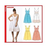 New Look Sewing Pattern 6672 Dress Sleeveless Misses Size 8-18 - $9.74