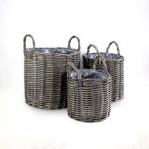 Set of 3 CATLEZA Multi-purposes 10.6-inch, 13.4-inch and 15.7-inch Baskets with  - £49.84 GBP