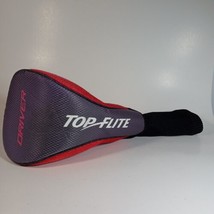 Top-Flite Driver Head Cover Red Black Fits Larger Wood Rescue Hybrid Gol... - $7.90