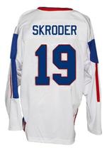 Any Name Number Team Norway Custom Hockey Jersey New Sewn Skroder White Any Size image 2