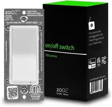 Zooz 700 Series Z-Wave Plus Dimmer Switch Zen72, White |, Wave Hub Required - $51.99