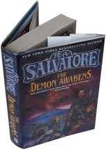 R.A. SALVATORE Demon Awakens SIGNED 1ST EDITION 90s Del Rey Epic Fantasy... - $49.49