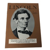 Lincoln By Ralph newman 1958 GM Staff Brochure booklet pamphlet 50s Vintage - $16.68