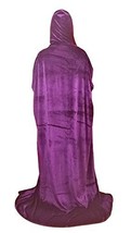 Women&#39;s Halloween Cloak Velvet Cape with Hooded Robes,purple 150cm - £20.56 GBP