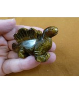 (Y-DIN-ST-721) Brown tiger&#39;s eye STEGOSAURUS DINOSAUR Gemstone carving D... - $34.28 CAD