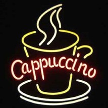 New Coffee Shop Open Cappuccino Cafe Beer Neon Sign 20&quot;x16&quot; Ship - £123.09 GBP