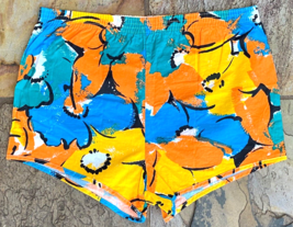 VTG Hawaiian Floral Print Beach Trunks Shorts- Tex-A-Sports -Large Short... - $37.40