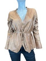 Mauro Grifoni genuine leather jacket, IT42 - $59.00