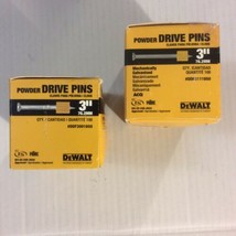 (2) x 100 ~ DeWalt 3 Inch Powder Drive Pins / Nails ~ DDF3001650 / DDF31... - $24.25