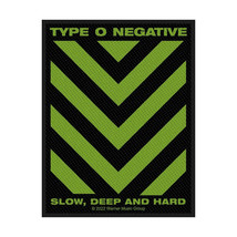 Type O Negative Slow Deep &amp; Hard 2022 Woven Sew On Patch Official Merchandise - £3.91 GBP