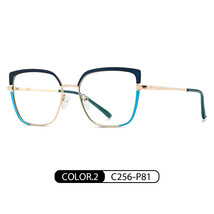 Trendy Unique Glasses Frame Women&#39;s  Anti-Blue Light Glasses Js8625 Metal Two-Co - £11.95 GBP