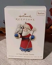 Hallmark Keepsake Ornament 2011 A Visit From Santa Claus Owl #3 3rd Seri... - $185.64 MXN