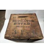 Antique Winchester Repeating Arms Wood Box 500 12 2-5/8 New Haven Conn. USA - $129.99