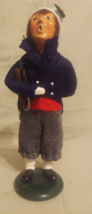Byers Choice Caroler Boy With Knickers &amp; Ice Skates 1992 - £48.58 GBP