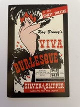 Ray Binney&#39;s Viva Burlesque Silver Slipper Gambling Hall And Saloon Postcard - £39.44 GBP