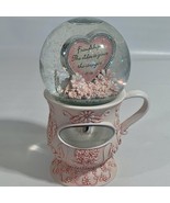 NANCY Custom Engraved Musical Snow Globe That's What Friends Are For Pink Floral - $37.34