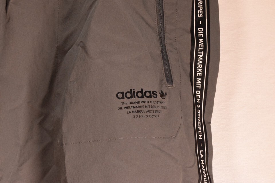 Adidas Mens Track Pants Brand With 3 Stripes Dark Gray XL Item image 2