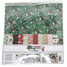 Fancy Pants Designs Cottage Christmas 12x12 Scrapbook Paper Stickers Kit  - £21.35 GBP