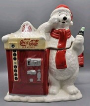 VTG Coca-Cola Polar Bear / Vending Machine Cookie Jar, Houston Harvest -... - £40.26 GBP