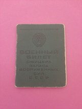 USSR Soviet Army document Military ID Ticket Book officer. USSR Original. 13 - £20.35 GBP