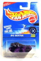 Hot Wheels Mattel Big Bertha Turret Swivels Gun Tilts Collection #489 1995 1:64 - £4.11 GBP