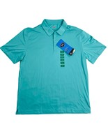 Berkley Jensen Active Polo Shirt Teal Large NWT Quick-Dry Performance - $19.79