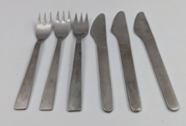 Vintage British Airways Airline Stainless Steel Fork 3 Forks Knife 3 Knives image 2