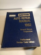 1992 MOTOR AUTO REPAIR MANUAL 1992 General Motors - £13.20 GBP
