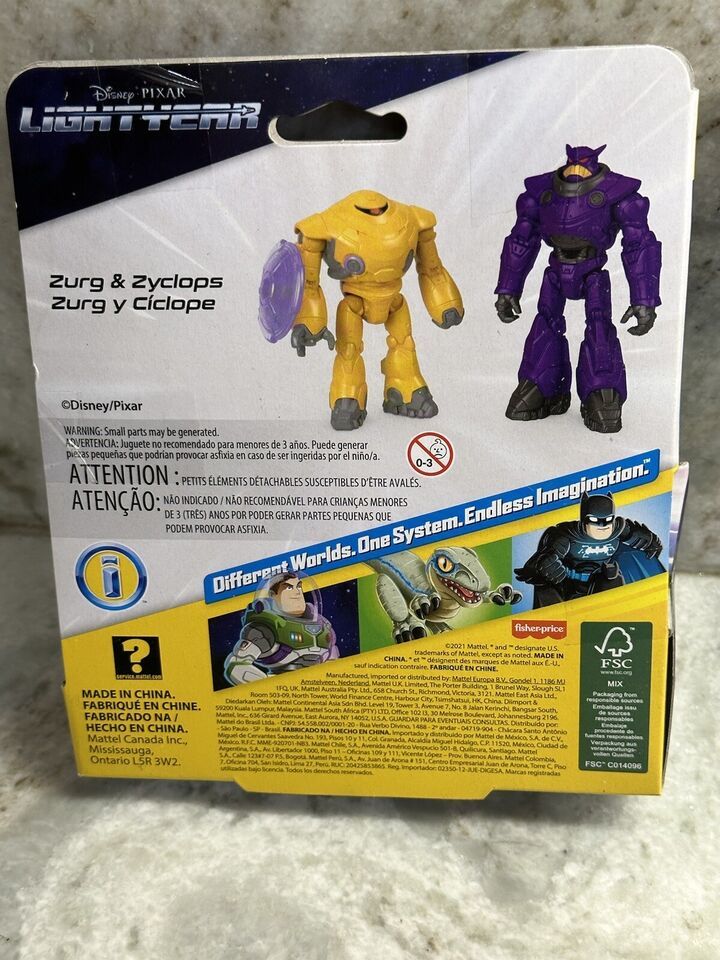Disney Pixar Buzz Lightyear Zurg & Zyclops Imaginext Action Figure Toy Story Item image 8
