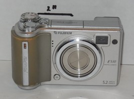 Fujifilm FinePix E510 5.2MP 2&quot; LCD 3.2x Optical Zoom Digital Camera - Si... - $98.01