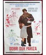 1962 Original Movie Vintage Poster Gigot Gene Kelly Jackie Gleason Comed... - £82.97 GBP