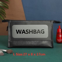 1 Pc New PU Washing Makeup Bag Women Waterproof Clear Cosmetic Storage Bags Wome - £11.18 GBP