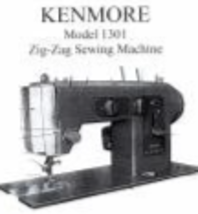 Sears Kenmore 1301 Sewing Machine Owner Manual Book L - £10.34 GBP