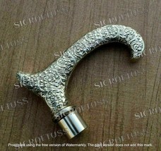 Victorian Style Derby Brass Handle With Collar For Walking Stick - £15.93 GBP+