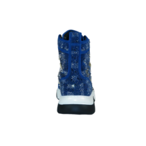 Mens High Top Shoes By FIESSO AURELIO GARCIA,Spikes Rhine stones 2412 Navy Blue image 6