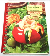 Vintage BETA SIGMA PHI Sorority 1970 Salads COOKBOOK 2000 Recipes FOOD C... - $184.35 MXN