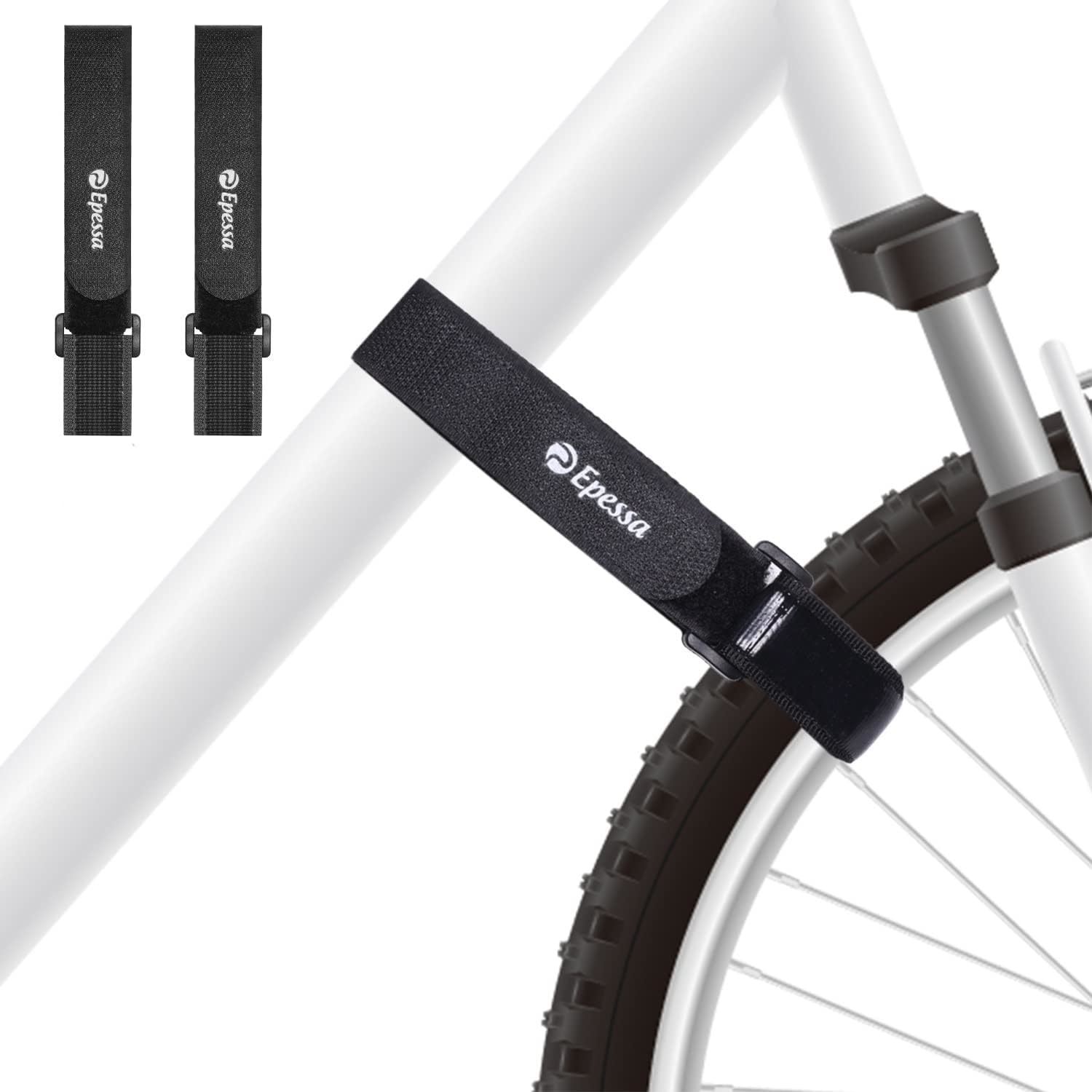 Epessa Bike Rack Strap Bike Wheel Stabilizer Straps, Bike Strap With Sto... - $25.99